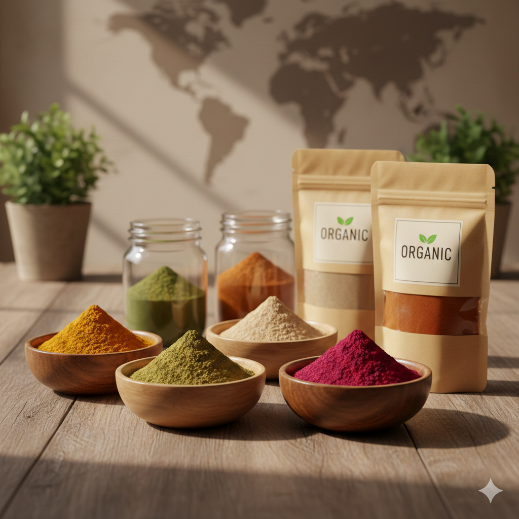 Organic powder